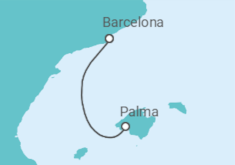 Itinerario del Crucero Crucero de inauguración - Corazul Cruceros