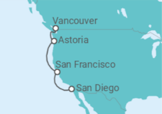Itinerario del Crucero Estados Unidos (EE.UU.) - Royal Caribbean