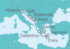 Itinerario del Crucero Grecia, Montenegro, Croacia - Costa Cruceros