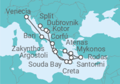 Itinerario del Crucero Desde Venecia (Italia) a Split (Croacia) TI - Costa Cruceros