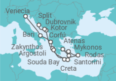 Itinerario del Crucero Desde Venecia (Italia) a Split (Croacia) - Costa Cruceros