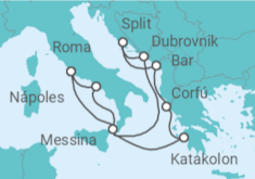 Itinerario del Crucero Italia, Croacia, Grecia TI - Celebrity Cruises