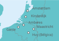 Itinerario del Crucero Lo mejor de Holanda y Bélgica - Con vuelos - Panavision
