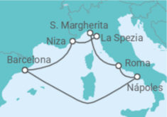 Itinerario del Crucero Francia y la Riviera Italiana TI - Con vuelos - Celebrity Cruises