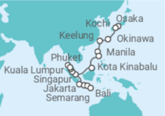 Itinerario del Crucero Islas idílicas de Asia - Regent Seven Seas