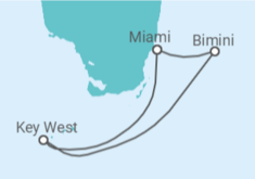 Itinerario del Crucero Noches de Fuego y Puestas de Sol - Virgin Voyages