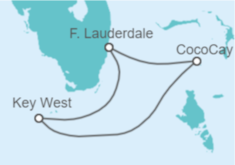 Itinerario del Crucero Estados Unidos (EE.UU.) TI - Celebrity Cruises