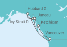 Itinerario del Crucero Alaska TI - Celebrity Cruises