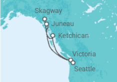 Itinerario del Crucero Alaska TI - Celebrity Cruises