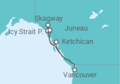 Itinerario del Crucero Alaska TI - Celebrity Cruises