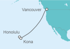 Itinerario del Crucero Hawai TI - Celebrity Cruises