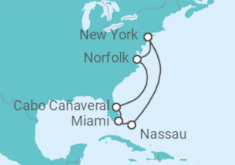Itinerario del Crucero Estados Unidos (EE.UU.), Bahamas TI - AIDA
