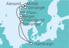 Itinerario del Crucero Noruega TI - AIDA