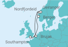Itinerario del Crucero Bélgica y Noruega TI - Celebrity Cruises
