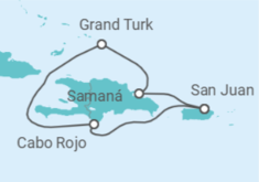 Itinerario del Crucero Hermanas en el mar: Valiant Lady - Virgin Voyages
