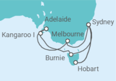 Itinerario del Crucero Australia - NCL Norwegian Cruise Line