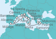 Itinerario del Crucero Un largo recorrido por las costas, la cultura y el tiempo - Explora Journeys