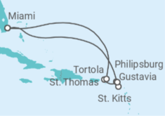 Itinerario del Crucero Refugios insulares tropicales - Oceania Cruises