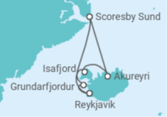 Itinerario del Crucero Islandia - Scenic cruises
