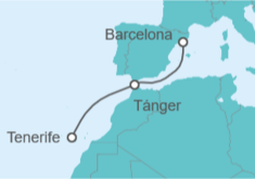 Itinerario del Crucero España, Marruecos - Emerald Cruises