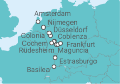 Itinerario del Crucero Un respiro en el Rin - Riverside
