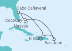 Itinerario del Crucero Bahamas, Puerto Rico - Royal Caribbean
