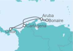 Itinerario del Crucero Caribe Sur - Royal Caribbean