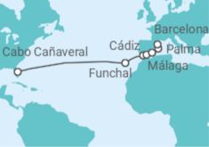 Itinerario del Crucero Portugal, España - Royal Caribbean