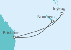 Itinerario del Crucero Nueva Caledonia - Royal Caribbean