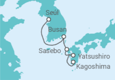 Itinerario del Crucero Corea Del Sur, Japón TI - Costa Cruceros