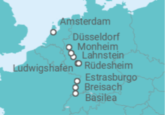 Itinerario del Crucero Desde Basilea (Suiza) a Ámsterdam (Holanda) - AmaWaterways