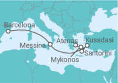 Itinerario del Crucero Islas Griegas y Turquía TI - con vuelos - Celebrity Cruises