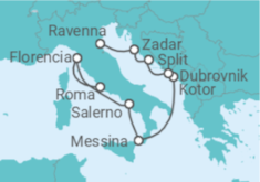 Itinerario del Crucero Italia, Montenegro, Croacia - con vuelos - Celebrity Cruises