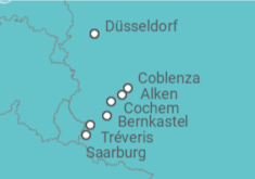 Itinerario del Crucero Romántico Mosela - Crucemundo