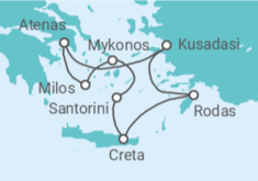 Itinerario del Crucero Grecia - Celestyal Cruises