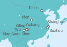 Itinerario del Crucero China Imperial y Crucero por el Yangtzé - Con vuelos - Panavision