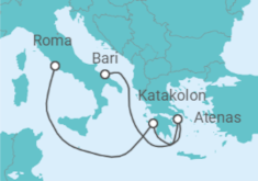 Itinerario del Crucero Grecia - MSC Cruceros