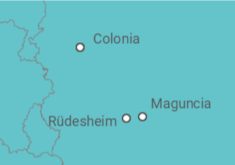 Itinerario del Crucero Escapada por el Rin  - Crucemundo