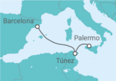 Itinerario del Crucero Túnez TI - Costa Cruceros