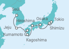 Itinerario del Crucero Corea Del Sur, Japón TI - Celebrity Cruises