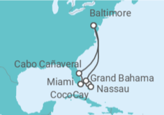 Itinerario del Crucero Estados Unidos (EE.UU.), Bahamas - Royal Caribbean