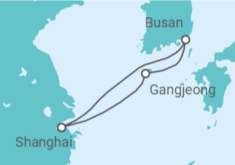 Itinerario del Crucero Corea Del Sur - MSC Cruceros