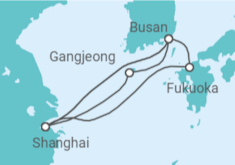 Itinerario del Crucero Corea Del Sur, China, Japón - MSC Cruceros