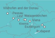 Itinerario del Crucero El romántico Danubio - AmaWaterways