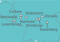 Itinerario del Crucero Ríos y castillos de Europa - AmaWaterways