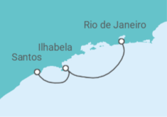 Itinerario del Crucero Brasil - MSC Cruceros
