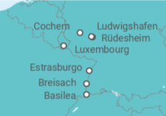 Itinerario del Crucero Las maravillas del Rin y el Mosela - AmaWaterways