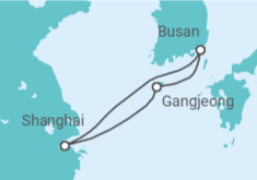 Itinerario del Crucero Corea Del Sur, China - MSC Cruceros