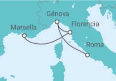 Itinerario del Crucero Italia - MSC Cruceros