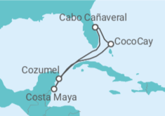 Itinerario del Crucero México - Royal Caribbean